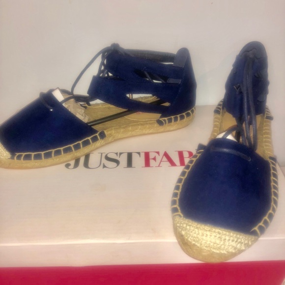 Sonora - Navy/Dark Blue Sandals. Justfab! Slay! - Picture 2 of 4